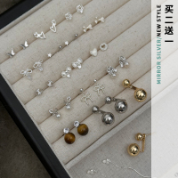 925纯银耳钉男女耳环耳饰特价优惠数量有限学生配饰送女朋友老婆情人节七夕生日礼物