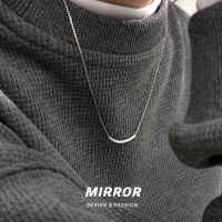 925纯银项链女碎冰冰弯管锁骨链轻奢网红气质创意2025送女朋友老婆情人节七夕生日礼物