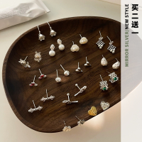 特价优惠数量有限可爱简约S925纯银耳饰耳坠男女耳钉耳环配饰送女朋友老婆情人节七夕生日礼物