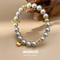 925纯银施家珍珠福袋手链女手环手饰气质高级感时尚潮流 BCS4008送女朋友老婆情人节七夕生日礼物