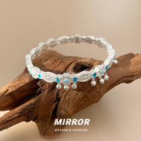 999纯银花语蝴蝶手镯女手环手饰轻奢气质高级感潮重约39g BCS4005送女朋友老婆情人节七夕生日礼物