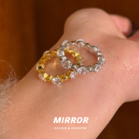 925纯银气泡戒指女指环尾戒小众设计气质创意2025新约4g BCJ3300送女朋友老婆情人节七夕生日礼物