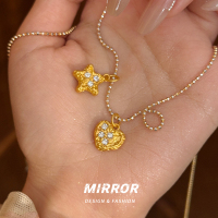 999纯银锤纹闪亮爱心吊坠女仅项坠高级感小众轻奢时尚潮 BCZ1936送女朋友老婆情人节七夕生日礼物