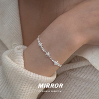 925纯银雪花手链女手环手饰轻奢创意个性时尚气质新款送女朋友老婆情人节七夕生日礼物