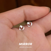 999纯银莫比乌斯闪亮耳钉女耳环耳饰学生创意简约新款气质送女朋友老婆情人节七夕生日礼物