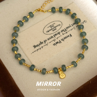 925纯银翡翠手链女手环手饰气质简约个性轻奢高级感小众 BCS4375送女朋友老婆情人节七夕生日礼物