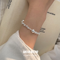 925纯银多层圆珠手链女手环手饰轻奢时尚高级感小众设计潮送女朋友老婆情人节七夕生日礼物