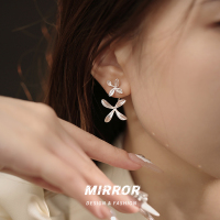 925纯银栀子花后挂耳钉女耳环耳饰2025新款潮重约4g BCE7767送女朋友老婆情人节七夕生日礼物