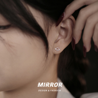 999纯银小星球耳钉女耳环耳饰小众简约养耳睡觉不用摘送女朋友老婆情人节七夕生日礼物