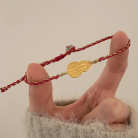 纯银太岁符葫芦手链2025蛇年本命年礼物女生小众破太红绳新年送女朋友老婆情人节七夕生日礼物