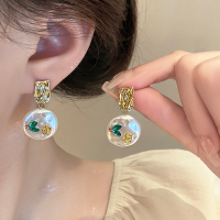 莫奈花园巴洛克珍珠耳钉女小众设计感独特气质耳环高级感轻奢耳饰送女朋友老婆情人节七夕生日礼物