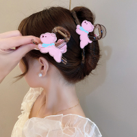 可爱狗狗亚克力抓夹女2024新款后脑勺小众设计卡通头饰发夹送女朋友老婆情人节七夕生日礼物