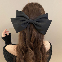 在逃公主缎面立体大号蝴蝶结发夹女高级感弹簧夹顶夹后脑勺头饰送女朋友老婆情人节七夕生日礼物