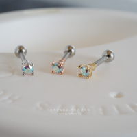 韩国饰品基础款迷你点状彩光小耳钉百搭耳骨钉送女朋友老婆情人节七夕生日礼物