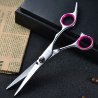 柏曼[平剪]粉环美发剪刀理发剪刀美发牙剪刀打薄剪刀碎发剪刀平剪刀 家庭成人用