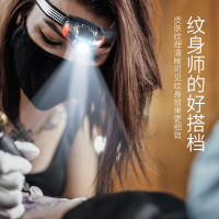 银诺(Yinnuo)专业采耳头戴式充电头灯挖掏耳朵美容修脚专用照明头顶轻便感应灯