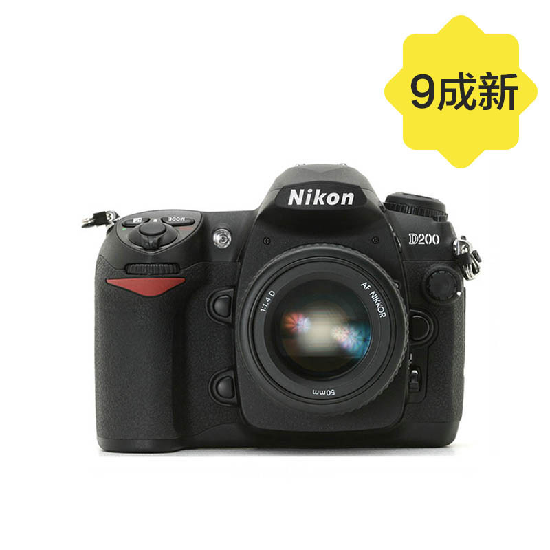 【二手9成新】尼康(Nikon) D200 D100继承者 1020万像素单反数码相机 单机身 (不含镜头)