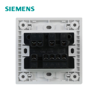 【官方旗舰店】西门子开关插座面板SIEMENS悦动白三位双控带荧光开关