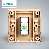 【官方旗舰店】西门子开关插座面板SIEMENS悦动香槟金一位电脑插座面板