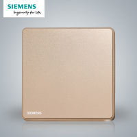 【官方旗舰店】西门子(SIEMENS)开关插座系列86型面板睿致玫瑰金一开双控开关