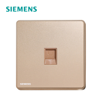 【官方旗舰店】西门子(SIEMENS)开关插座系列86型睿致玫瑰金一位电脑网络插座