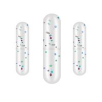 菲絮曼盒装5组入防缠绕7+2竞技迷彩硅胶太空豆渔具小配件