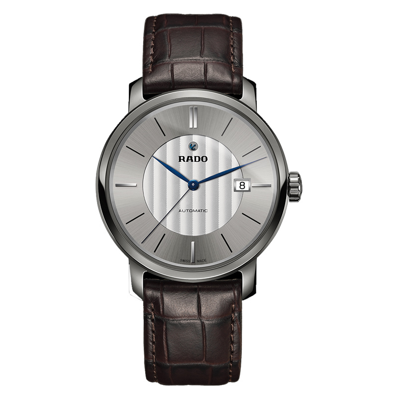 rado瑞士雷达钻霸系列自动机械表皮带男表r14074126