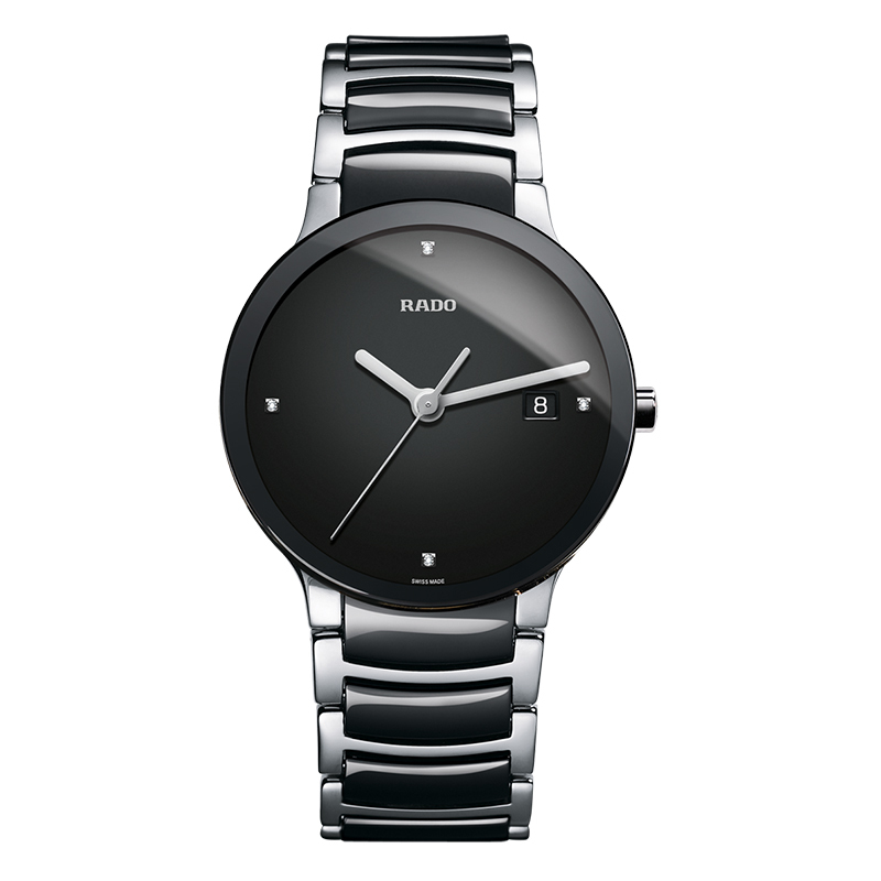 瑞士品牌 rado雷达晶萃系列男士石英表钻石时尚腕表 r30934712