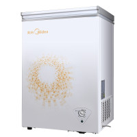 美的冷柜BD/BC-100KMA 100升单温一室冷冻冷藏转换小冷柜 家用小冰箱
