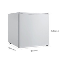 Midea/美的 BC-45M小型冰箱家用冷藏保鲜节能单门小电冰箱 办公室租房宿舍45L小冰箱