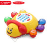 包邮美贝乐七星瓢虫音乐电话 可拖动讲故事益智幼儿玩具0-1-3岁 儿童音乐玩具（颜色随机）婴幼儿童玩具