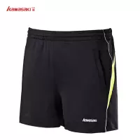 kawasaki/川崎 新款羽毛球服男女款针织运动休闲短裤透气速干宽松羽毛球裤