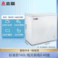 志高商用大容量冰柜全冷冻保鲜两用冷冻冷藏柜商用冷冻柜
