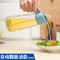 senseyo家用厨房油壶自动开合防漏高硼硅玻璃油壶酱油罐瓶调料瓶醋壶厨房用品 北欧蓝500ml