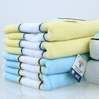 金号毛巾纯棉 成人家用加厚洗脸巾 条纹柔软吸水面巾1782