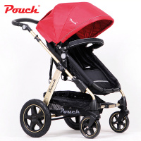 Pouch 帛琦P68婴儿推车高景观儿童伞车可坐可躺可折叠承重25kg 0-36个月