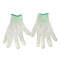 谋福 PU涂指手套涂层手套尼龙手套13针织手套/无尘手套/劳保手套防静电防滑耐磨装卸手套 M号(绿色边).