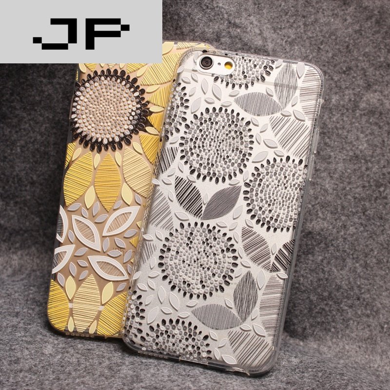 JP潮流品牌iphone6s plus手机壳 苹果6plus手机套 全包防摔硅胶女外壳