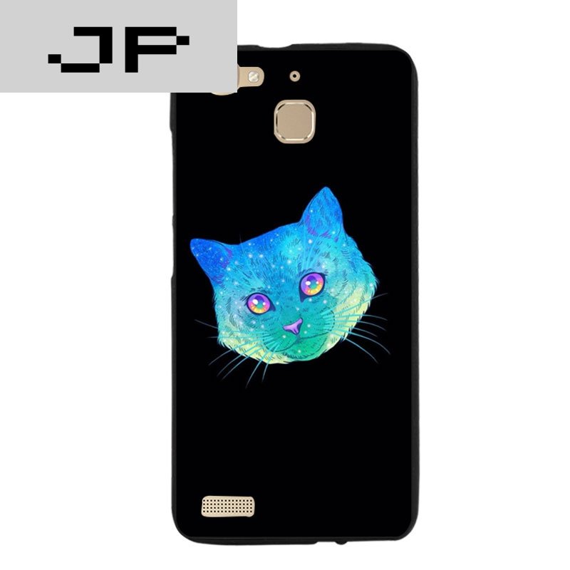 JP潮流品牌 个性炫彩猫华为畅享5s手机壳潮流时尚简约可爱猫头硅胶手机套