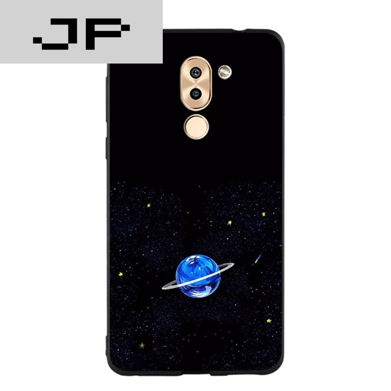 JP潮流品牌 太空蓝色星球 华为荣耀6x手机壳 畅玩6x个性潮流硅胶保护套软