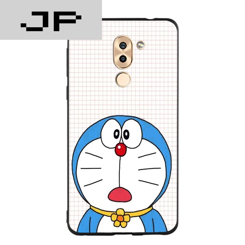 JP潮流品牌 可爱小叮当 华为荣耀6x可爱卡通手机壳畅玩6x萌动漫彩绘保护壳