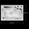 OPPLE厨房304不锈钢水槽洗菜盆洗碗盆单槽套餐配龙头