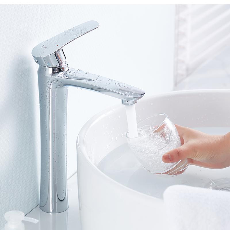 OPPLE精铜净铅面盆冷热水龙头 卫生间洗手盆台盆浴室柜洗脸盆