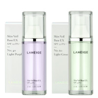 Laneige/兰芝雪纱丝柔防晒隔离霜 遮瑕 提亮肤色裸妆 SPF22 PA++ 30ml 40# 紫色