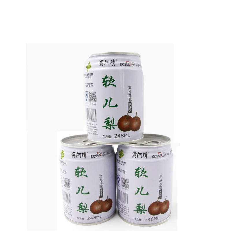 [中华特色]海南州馆 黄河清 高原珍露软儿梨248ml *12 软儿梨 冻梨果汁饮料