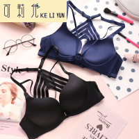 KELIYUN包邮前扣美背无痕无钢圈文胸套装性感深v女士内衣夏季聚拢胸罩