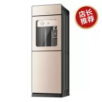 饮水机家用办公室桶装水立式制冷制热两用全自动智能小型宿舍 推杯式土豪金安全童锁_冰温热