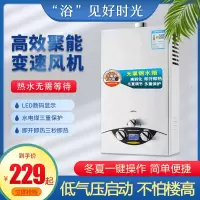 家用煤气热水器液化气天然气燃气纳丽雅液化8升 10升强排无氧铜水箱款配件_天然气