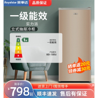 荣事达小冰柜家用抽屉立式全冷冻小冰箱一级能效侧开冷柜急冻母乳_193L全冷冻一级能效六个抽屉推荐2-3人