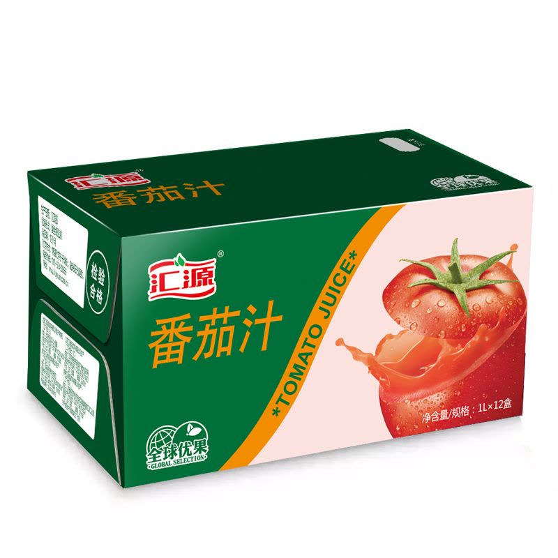 【官方旗舰店】汇源果汁番茄汁 1L*12盒 家庭装果蔬汁饮料图片